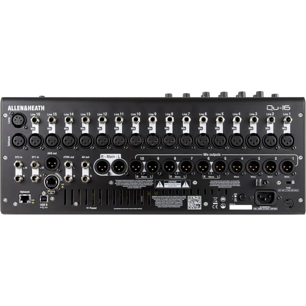 Allen   Health Allen&heath qu-16 mezcladora digital 16 entradas mono (trs + xlr)